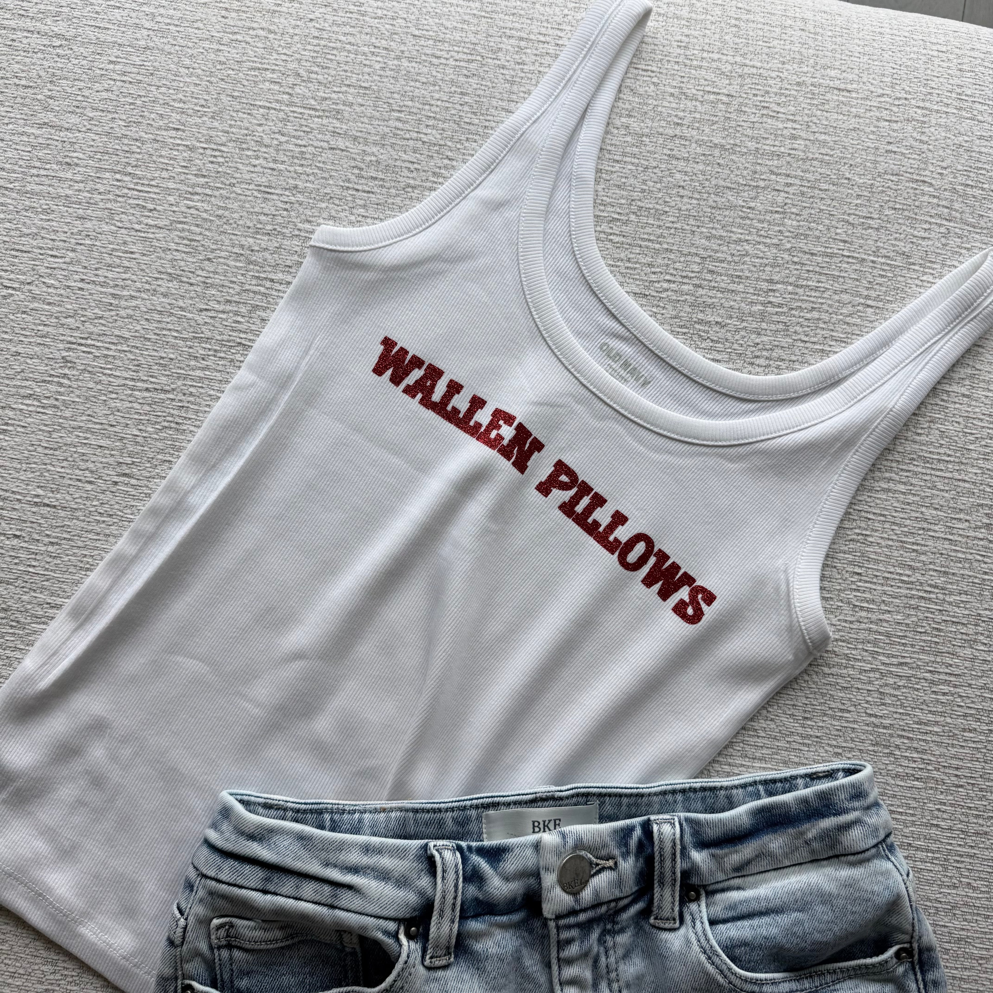 Custom Morgan Wallen “Pillows” Tank Top