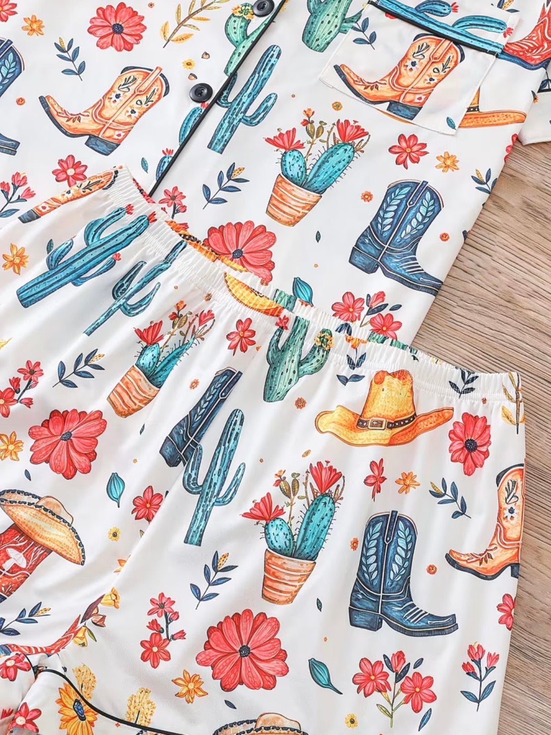 Western Print Pajamas