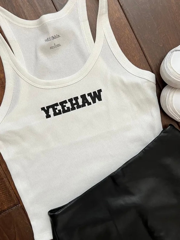 Yeehaw Semi-Crop Tank