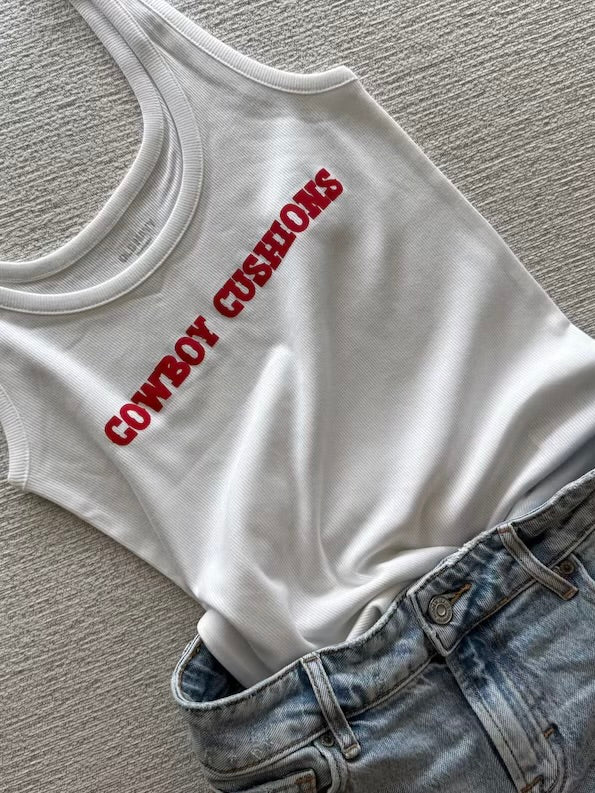 Custom Cowboy “Pillows” Cushion Tank Top