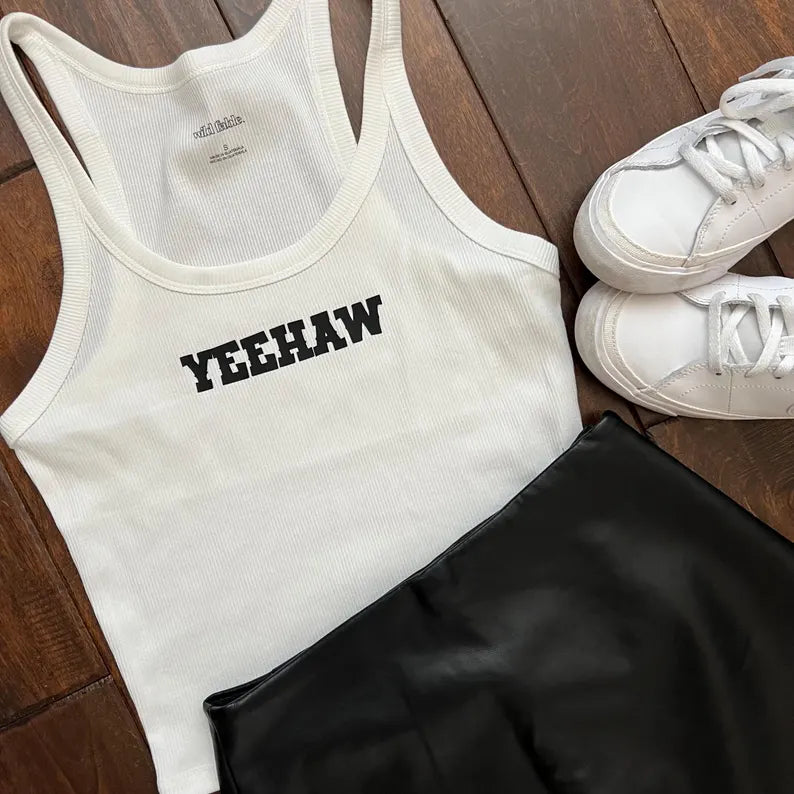Yeehaw Semi-Crop Tank