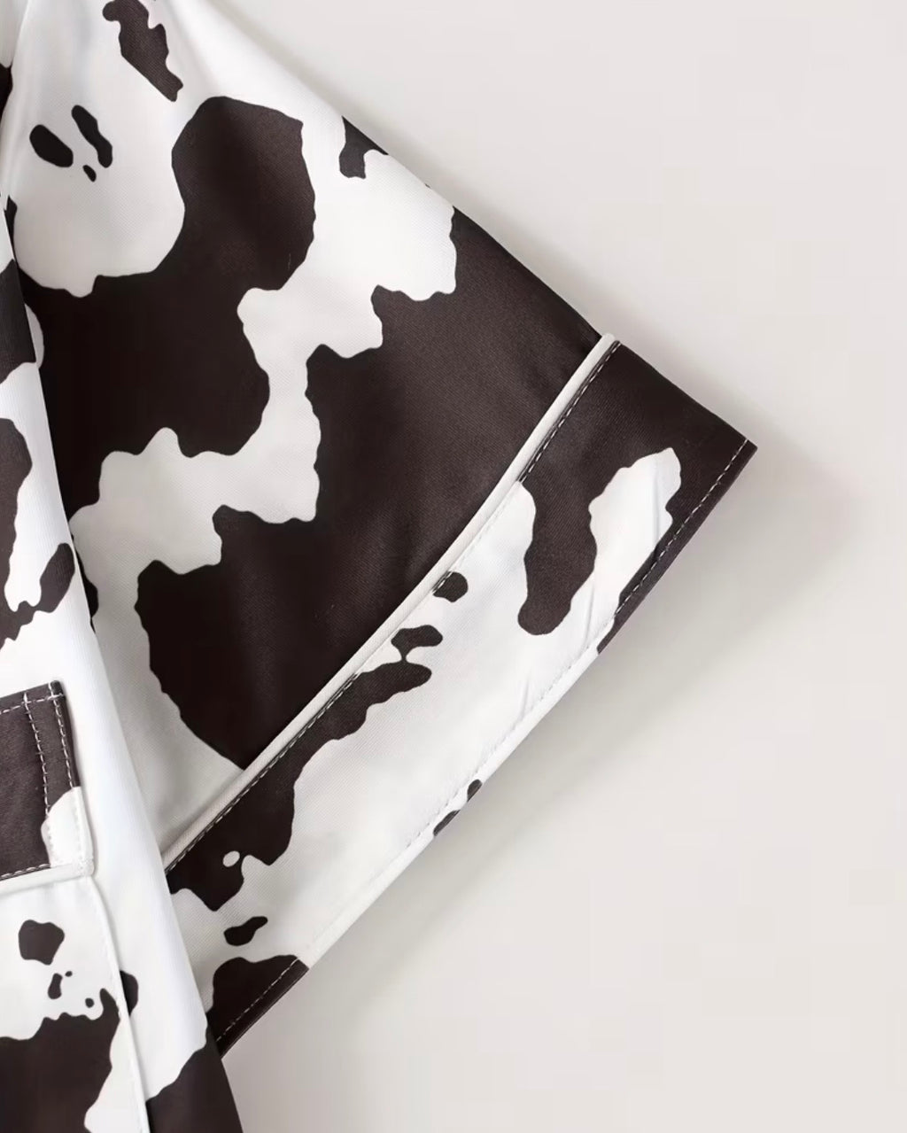 Brown Cow Print Pajamas