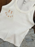Smile Howdy Semi-Crop Tank