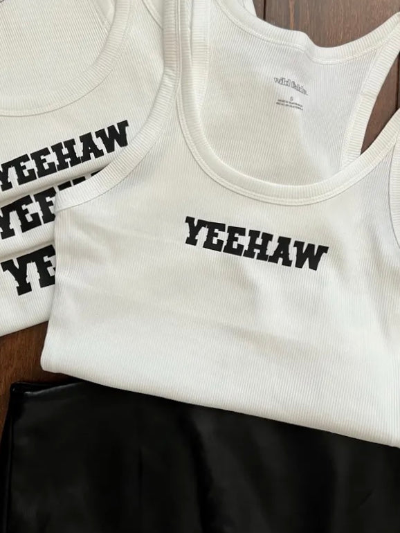 Yeehaw Semi-Crop Tank