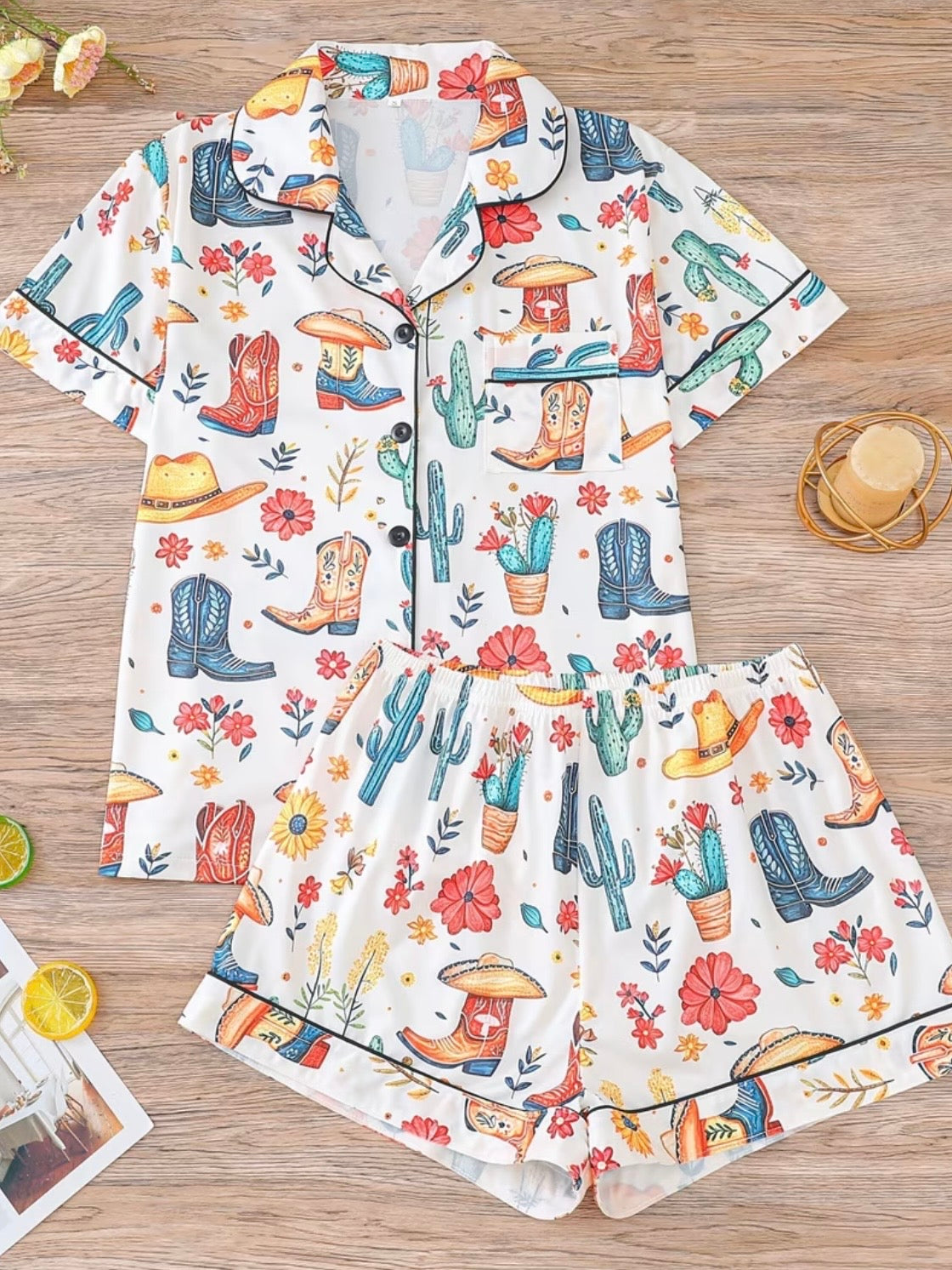 Western Print Pajamas