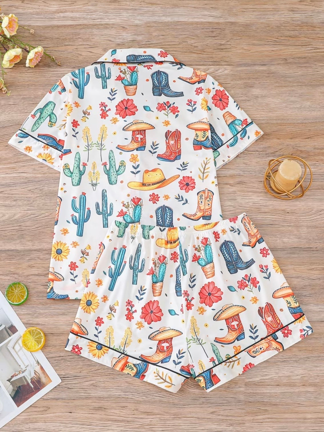 Western Print Pajamas