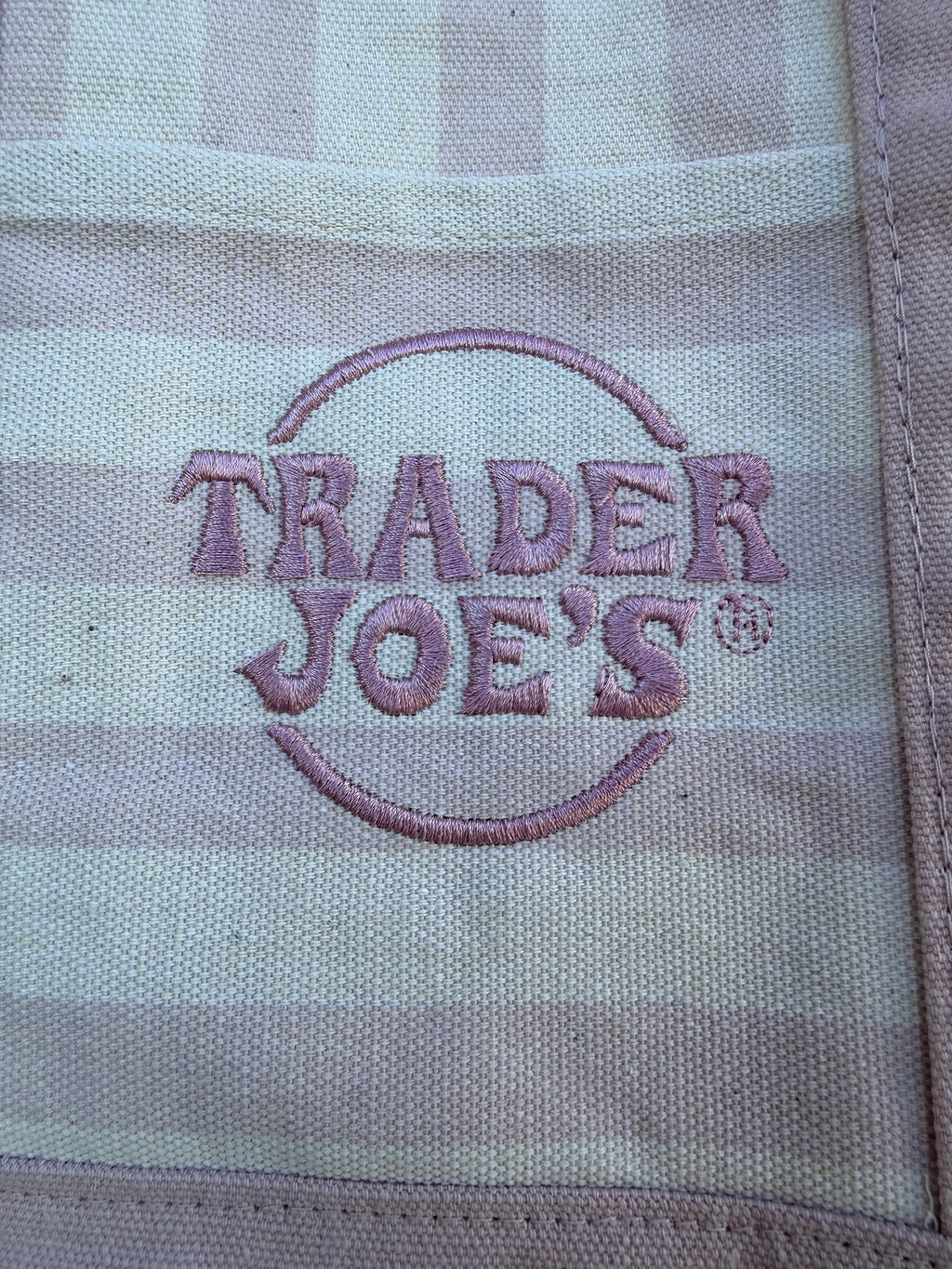Trader Joe’s Mini Canvas Stripped Tote Bag