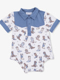 Cowboy Boots- Bodysuit Polo