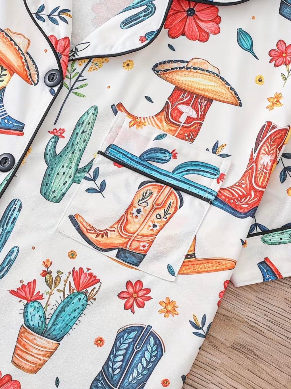 Western Print Pajamas