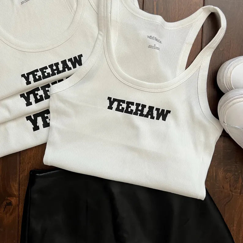 Yeehaw Semi-Crop Tank