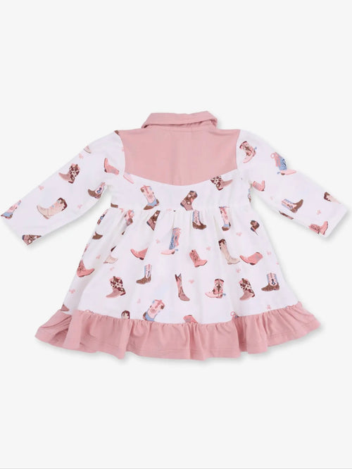 Buckarette Boots - Long Sleeve
Cowboy Bodysuit Dress