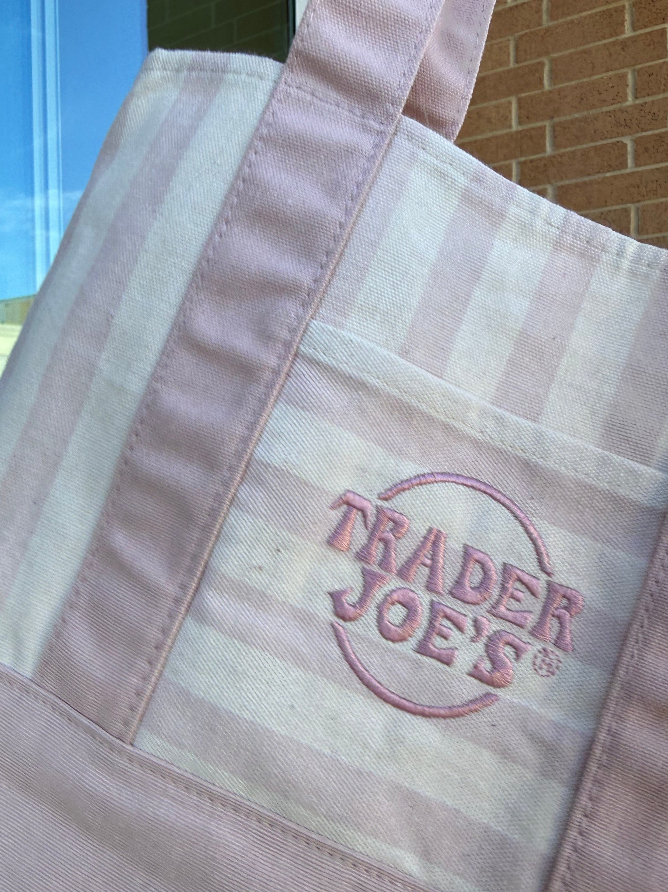 Trader Joe’s Mini Canvas Stripped Tote Bag