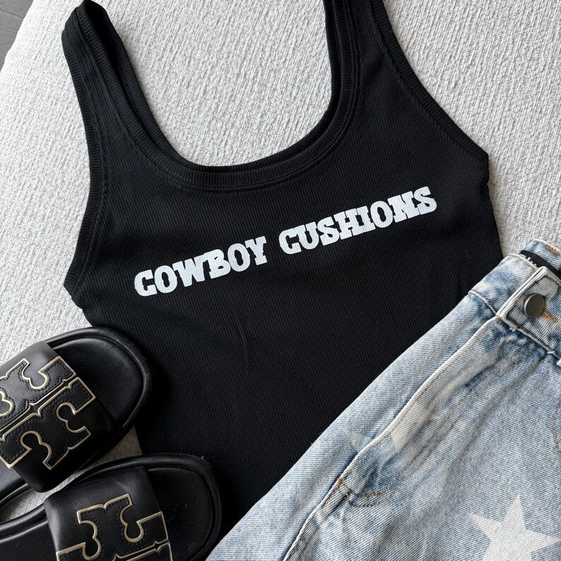Custom Cowboy “Pillows” Cushion Tank Top