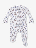 Cowboy Boots- Polo Zip Bamboo Footsie Pajama
