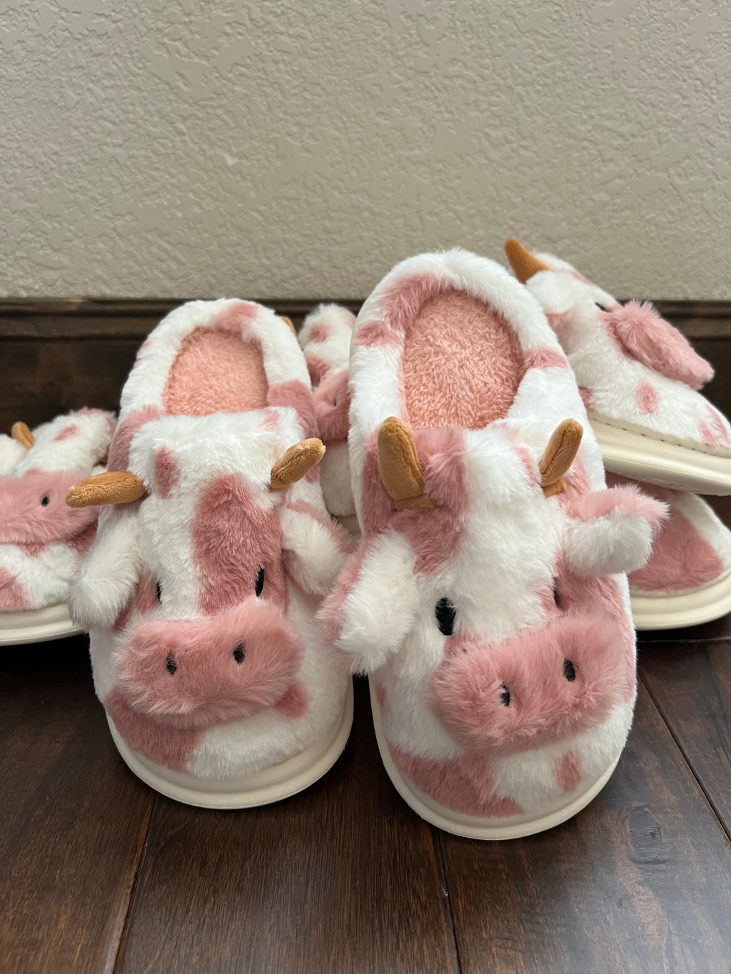 Cow Full Fleece Slippers