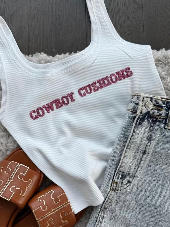 Custom Cowboy “Pillows” Cushion Tank Top