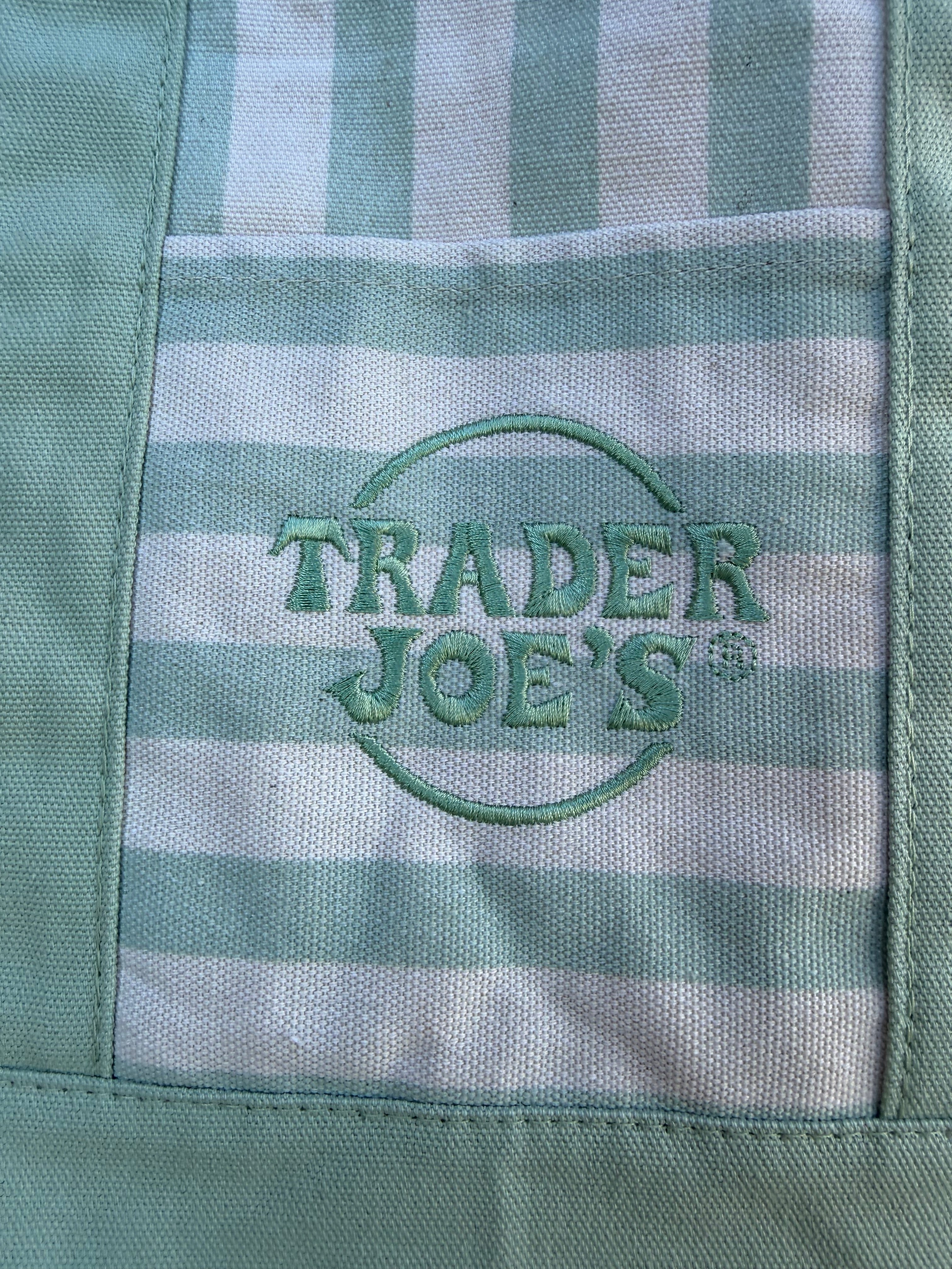 Trader Joe’s Mini Canvas Stripped Tote Bag