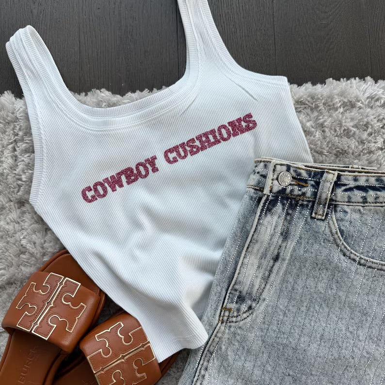 Custom Cowboy “Pillows” Cushion Tank Top