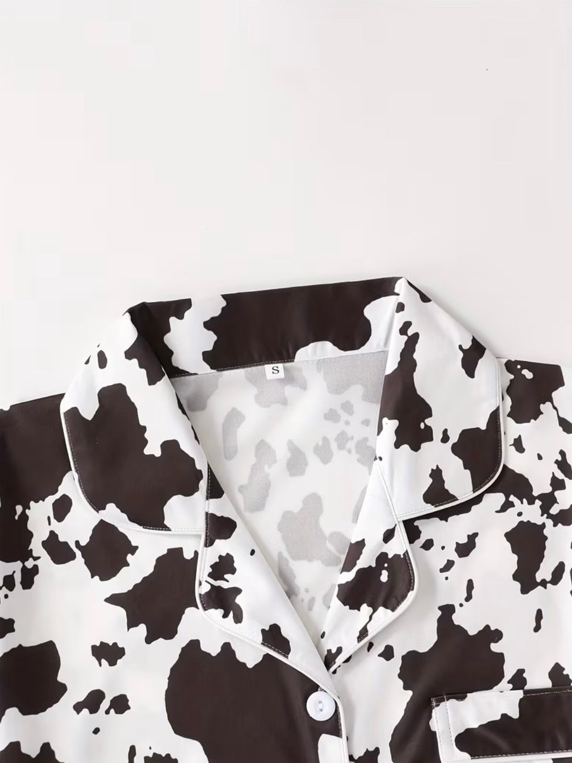 Brown Cow Print Pajamas