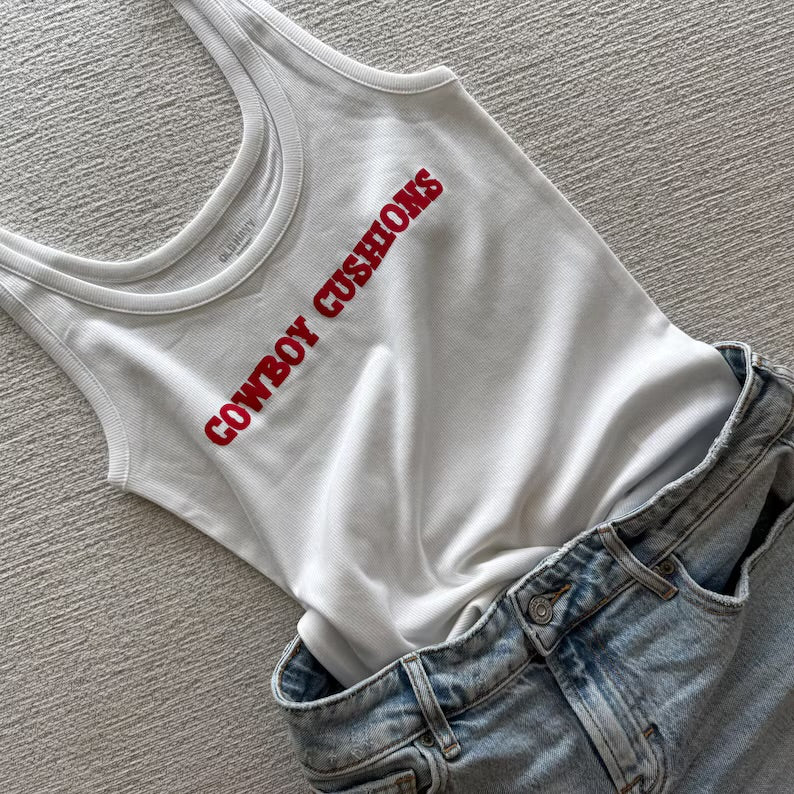 Custom Cowboy “Pillows” Cushion Tank Top