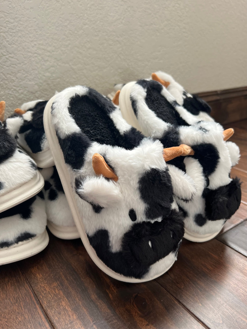 Cow Full Fleece Slippers