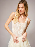 Full Lace Scoop Neck Western Bodysuit